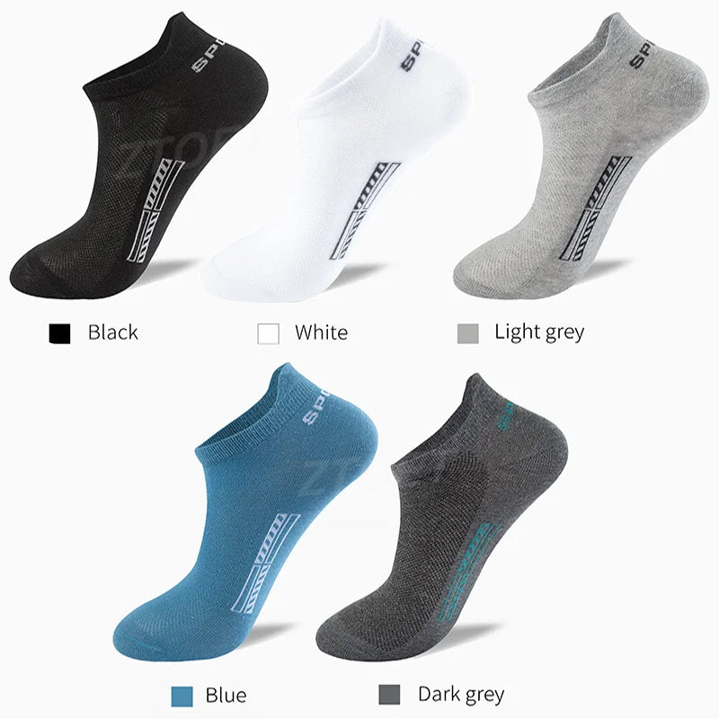 Elevate Your Summer Style with Premium Combed Cotton Men's Socks - Pack of 10