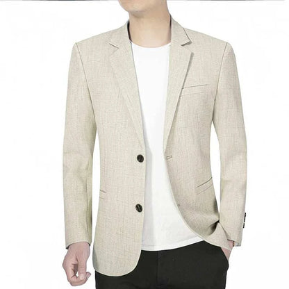 2024 New Men Suit Jacket Thin Blazers Spring Autumn Solid Business CasSPECIFICATIONSBrand Name: FAVOCENTClothing Length: regularApplicable Scene: CASUALHign-concerned Chemical: NoneMaterial: POLYESTERStyle: CasualApplicable Season: SprMen Suit Jacket Thin Blazers Spring Autumn Solid Business Casual Suit Jacket Men Clothing Blazer Hombre CoatsMENLL