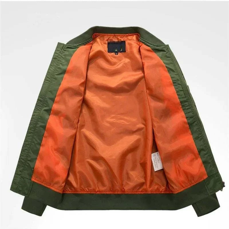 2023 New MA1 Pilot Bomb Jacket Men's Autumn and Winter Thickened BasebSPECIFICATIONSBrand Name: NoEnName_NullOrigin: Mainland ChinaCN: FujianApplicable Season: Spring and AutumnMaterial: COTTONMaterial: POLYESTERThickness: StandardLiniWinter Thickened Baseball Suit Casual Coat Men'MENLL