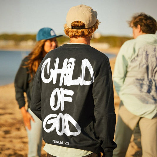 Child Of God Print SweatshirtChild Of God Print Sweatshirt Embrace your faith while showcasing your unique style with our Child Of God Print Sweatshirt. This fashionable sweatshirt offers the peGod Print SweatshirtMENLL