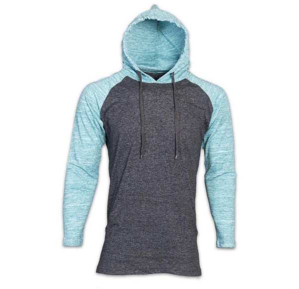 Vibrant Cotton Raglan Hoodie: Lightweight Comfort for Every Occasion