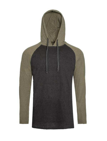 Vibrant Cotton Raglan Hoodie: Lightweight Comfort for Every Occasion