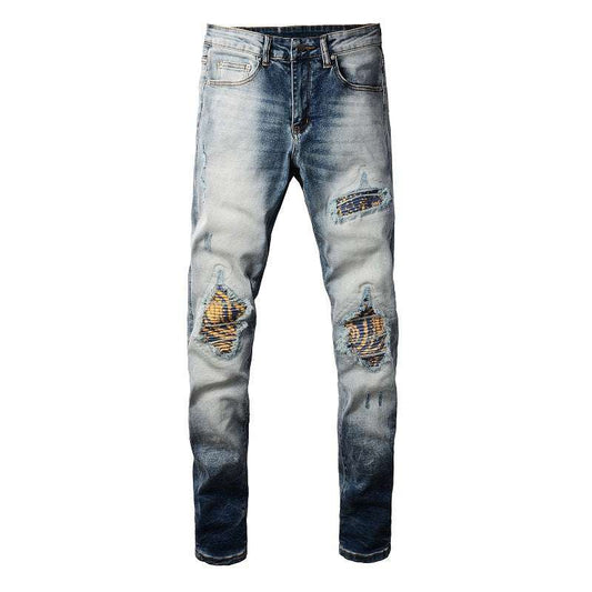 New American Retro Jeans Trendy MenUnleash Your Style with New American Retro Jeans
 Step into a world of fashion-forward comfort with our New American Retro Jeans. Perfectly tailored for the trendy mAmerican Retro Jeans Trendy MenMENLL