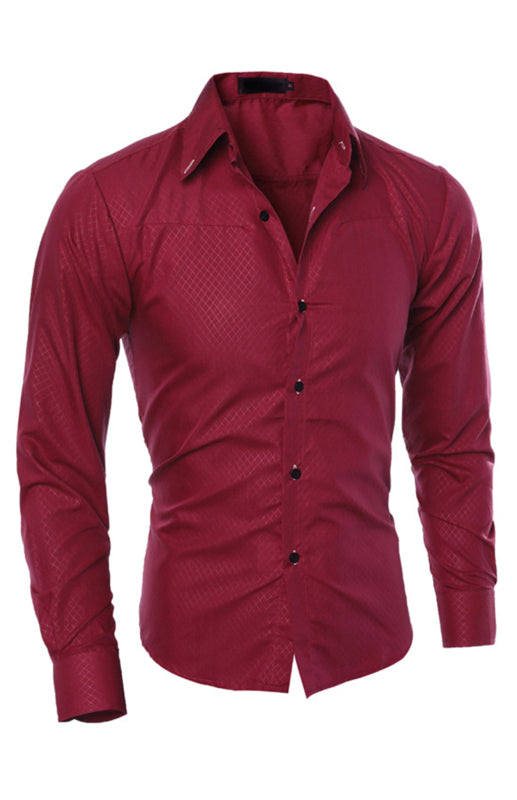 Stylish Men's Polyester Cotton Blend Shirt