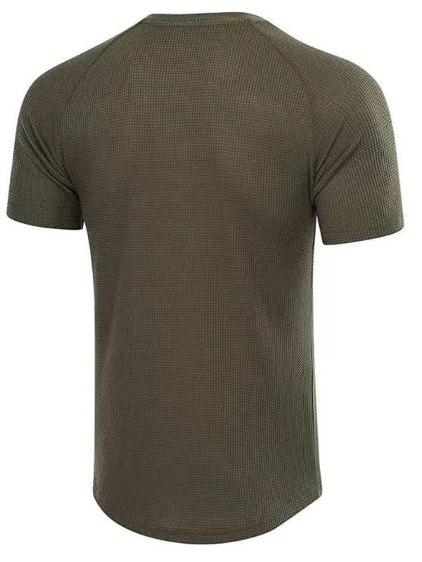 Men's Slim Fit Performance Round Neck Tee - Perfect for Workouts and Casual Wear