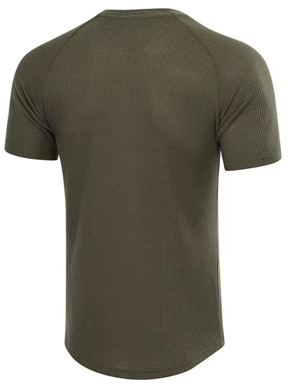 Athletic Fit Men's Short Sleeve Gym Tee for Enhanced Performance