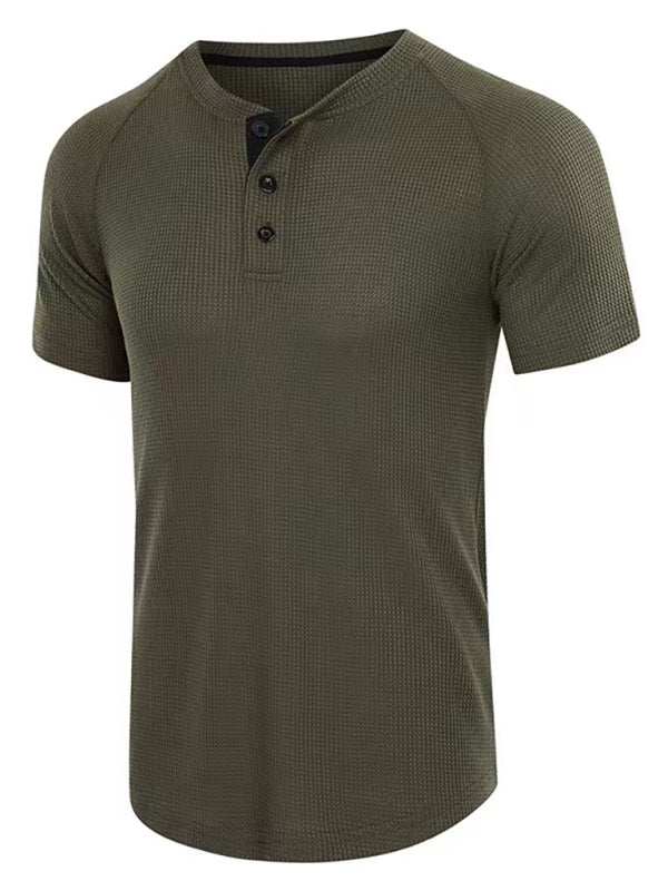 Men's Slim Fit Performance Round Neck Tee - Perfect for Workouts and Casual Wear