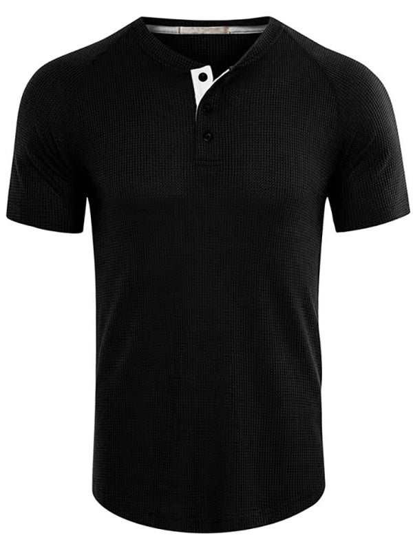 Men's Slim Fit Performance Round Neck Tee - Perfect for Workouts and Casual Wear