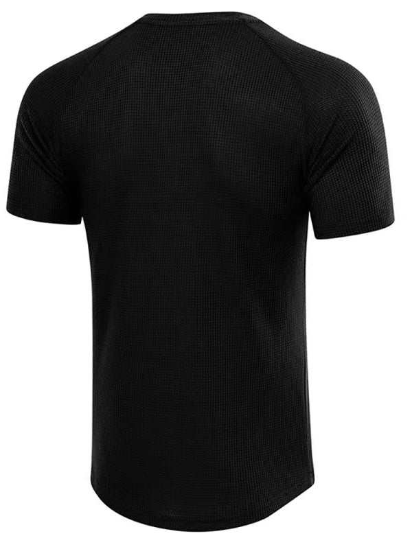 Men's Slim Fit Performance Round Neck Tee - Perfect for Workouts and Casual Wear