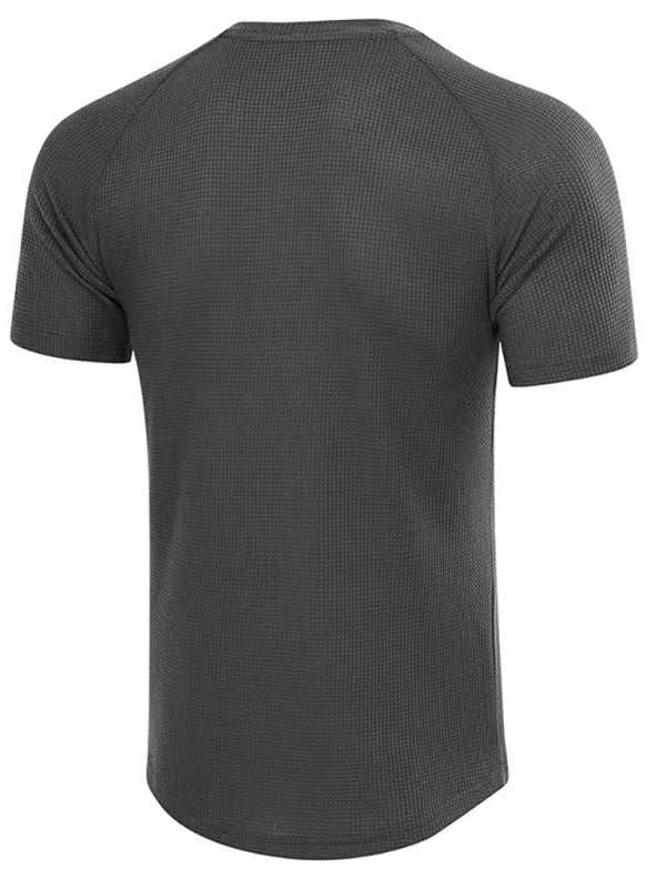 Men's Slim Fit Performance Round Neck Tee - Perfect for Workouts and Casual Wear