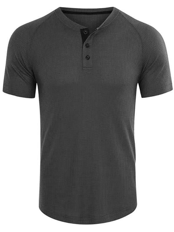 Men's Slim Fit Performance Round Neck Tee - Perfect for Workouts and Casual Wear