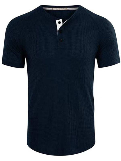 Men's Slim Fit Performance Round Neck Tee - Perfect for Workouts and Casual Wear