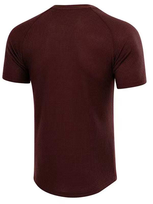 Men's Slim Fit Performance Round Neck Tee - Perfect for Workouts and Casual Wear