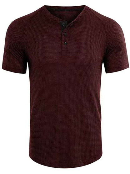 Men's Slim Fit Performance Round Neck Tee - Perfect for Workouts and Casual Wear