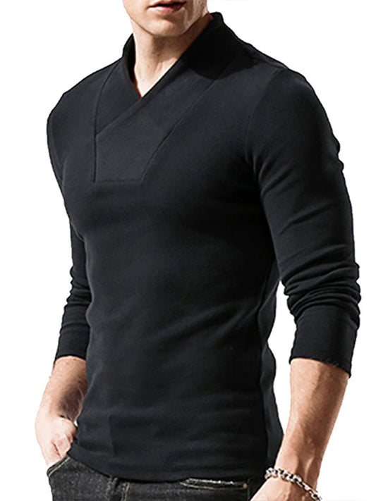 Ultimate Performance Men's Long Sleeve Fitness Tee - Cotton Polyester Blend