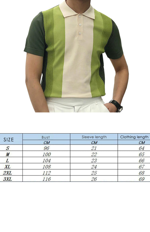 Sophisticated Men's Lapel Collar Polo Shirt - Elevate Your Style!