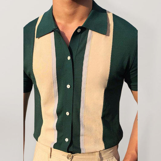 Knitted Elegance Polo Shirt: Elevate Your Wardrobe Rotation with Style