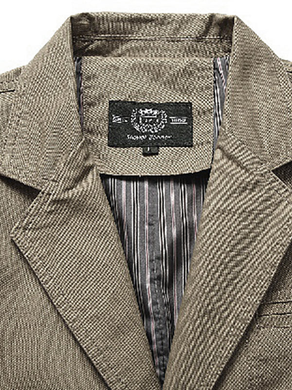 Sophisticated Men's Cotton Blend Business Suit
