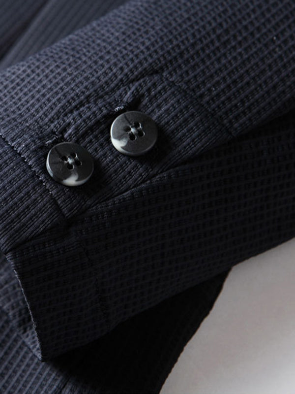 Sharp Men's Wrinkle-Resistant Slim Fit Blazer