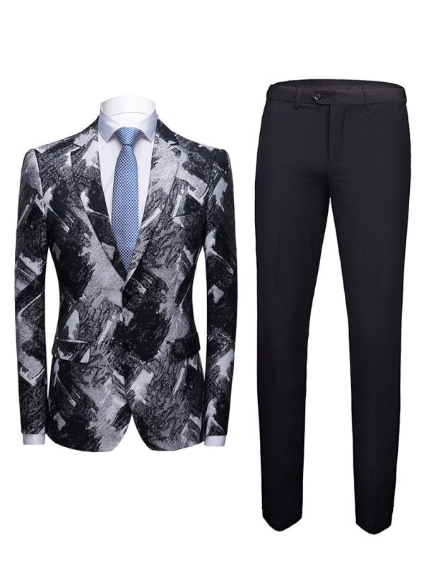 Sharp Style Men's Tailored Suit - Perfect for Office and Formal Wear