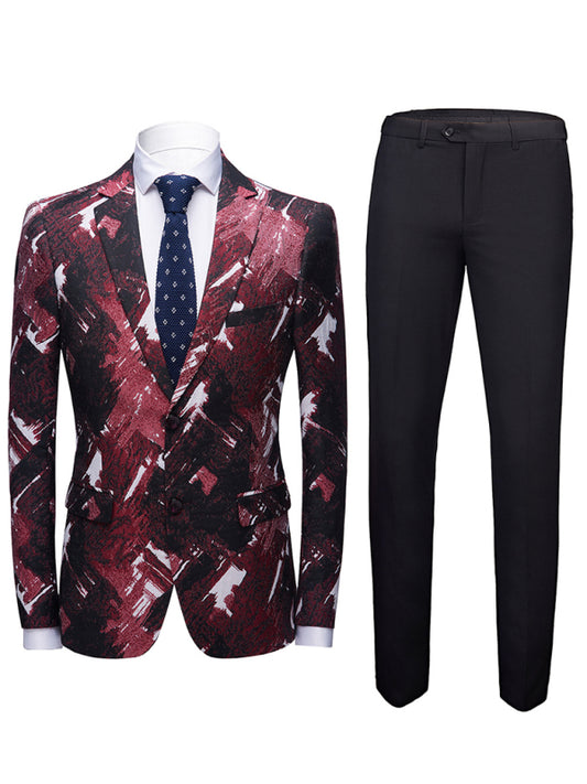 Sharp Style Men's Tailored Suit - Perfect for Office and Formal Wear