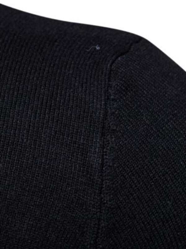 Classic Turtleneck Wool Sweater for Men - Cozy All-Match Knitted Design