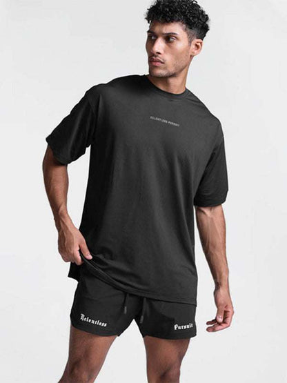 Ultimate Quick-Dry Men's Solid Color Sports Tee - Perfect for Everyday Adventures!