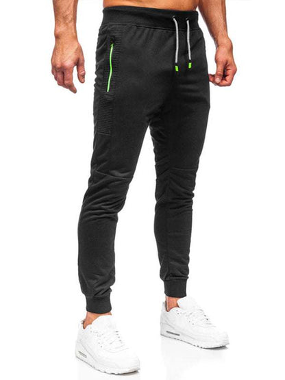 Stylish Men's Casual Sweatpants with Contrast Pocket Design - Perfect for Everyday Comfort