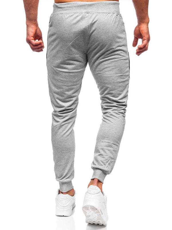 Stylish Men's Casual Sweatpants with Contrast Pocket Design - Perfect for Everyday Comfort