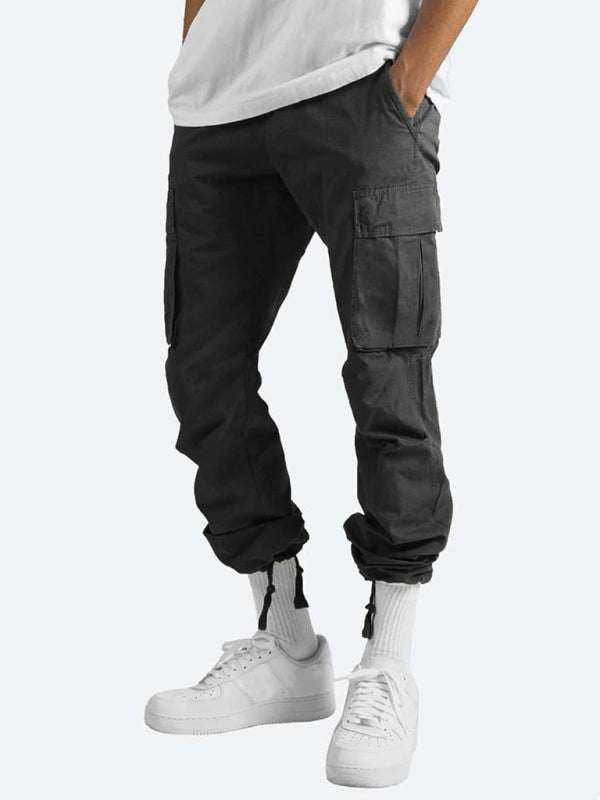 Stylish Men's Casual Cargo Trousers with Flap Pockets - Perfect for Every Occasion!