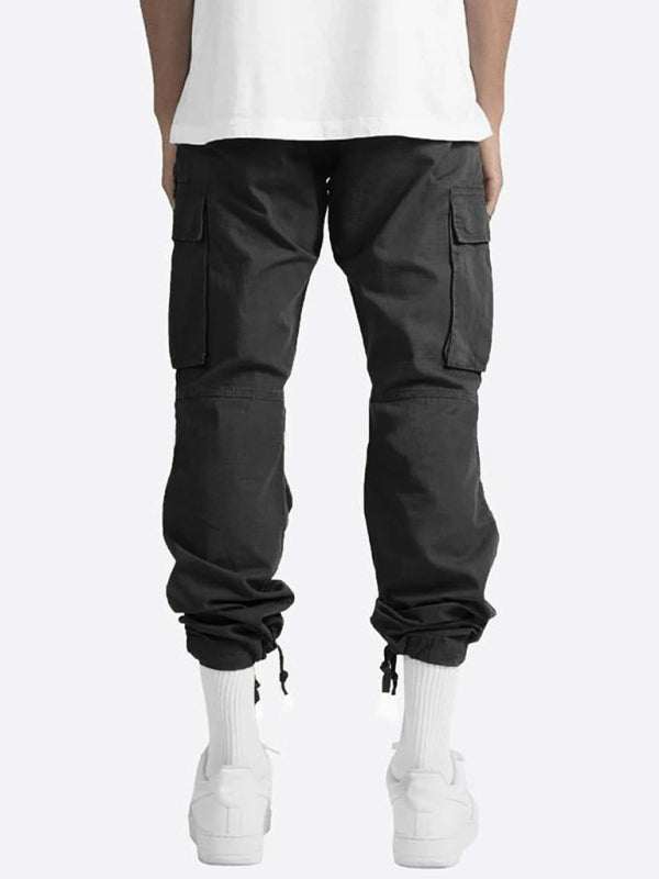 Stylish Men's Casual Cargo Trousers with Flap Pockets - Perfect for Every Occasion!