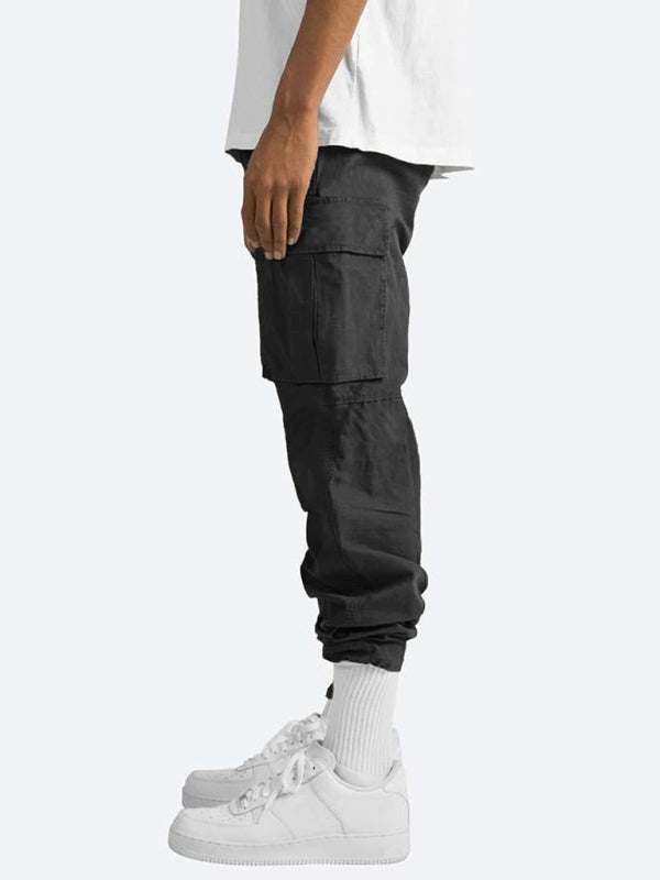 Stylish Men's Casual Cargo Trousers with Flap Pockets - Perfect for Every Occasion!