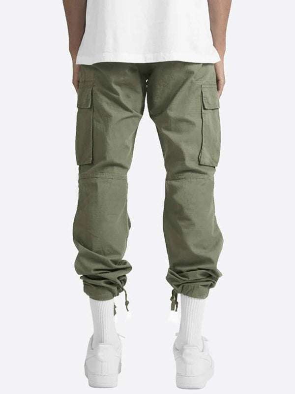 Stylish Men's Casual Cargo Trousers with Flap Pockets - Perfect for Every Occasion!