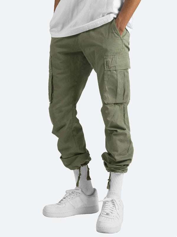 Stylish Men's Casual Cargo Trousers with Flap Pockets - Perfect for Every Occasion!