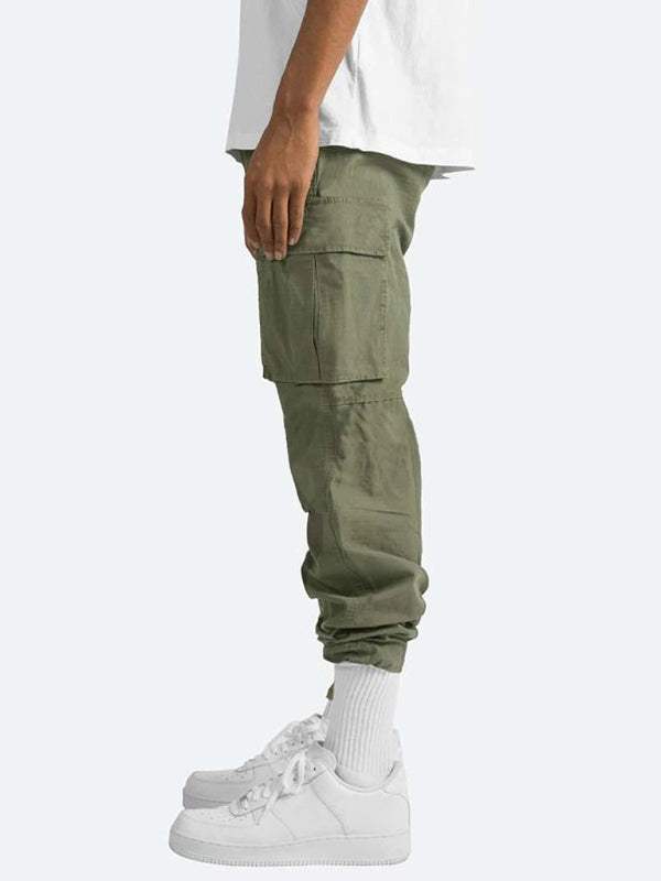 Stylish Men's Casual Cargo Trousers with Flap Pockets - Perfect for Every Occasion!