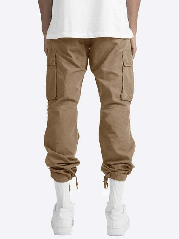 Stylish Men's Casual Cargo Trousers with Flap Pockets - Perfect for Every Occasion!