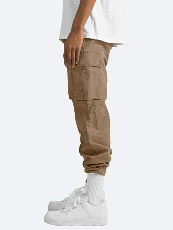 Stylish Men's Casual Cargo Trousers with Flap Pockets - Perfect for Every Occasion!