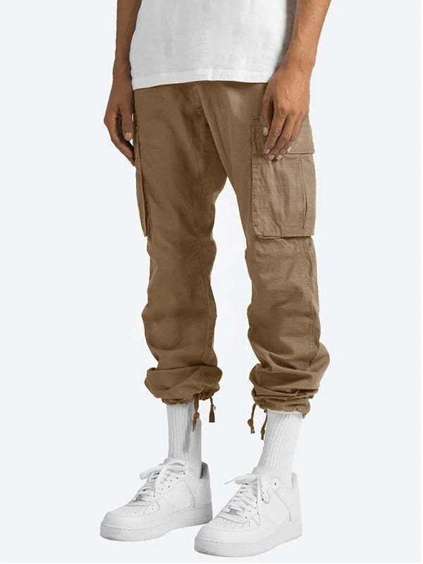 Stylish Men's Casual Cargo Trousers with Flap Pockets - Perfect for Every Occasion!