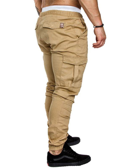 Men's Versatile Elastic Waist Baggy Trousers for Effortless Casual Style