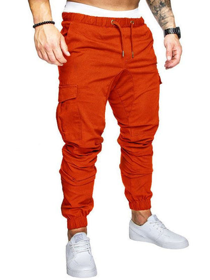 Men's Versatile Elastic Waist Baggy Trousers for Effortless Casual Style