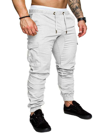 Men's Versatile Elastic Waist Baggy Trousers for Effortless Casual Style