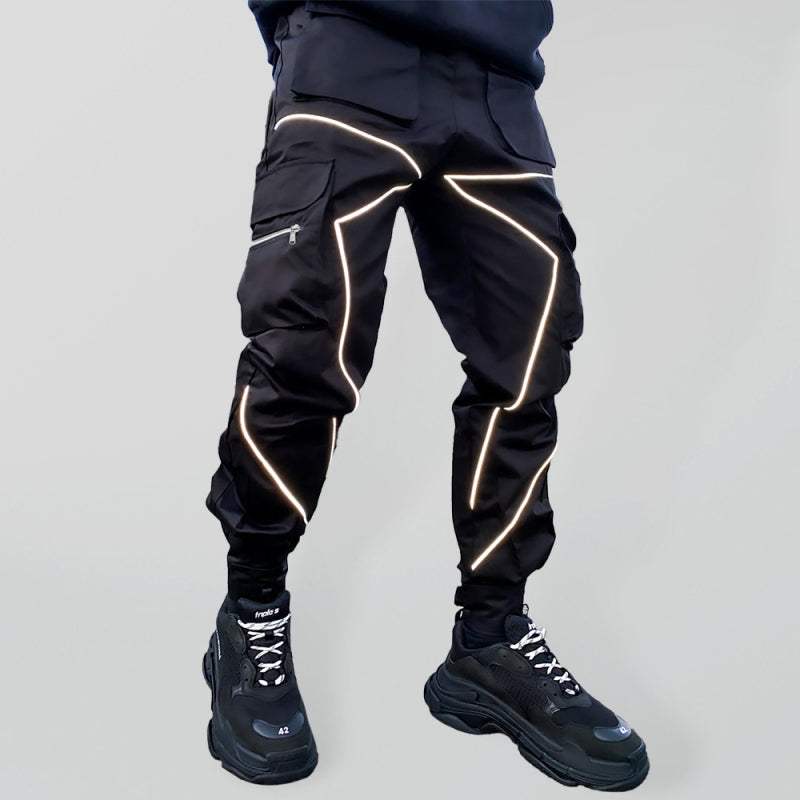 Stylish Men's Loose-Fit Multi-Pocket Cargo Pants for Effortless Street Style