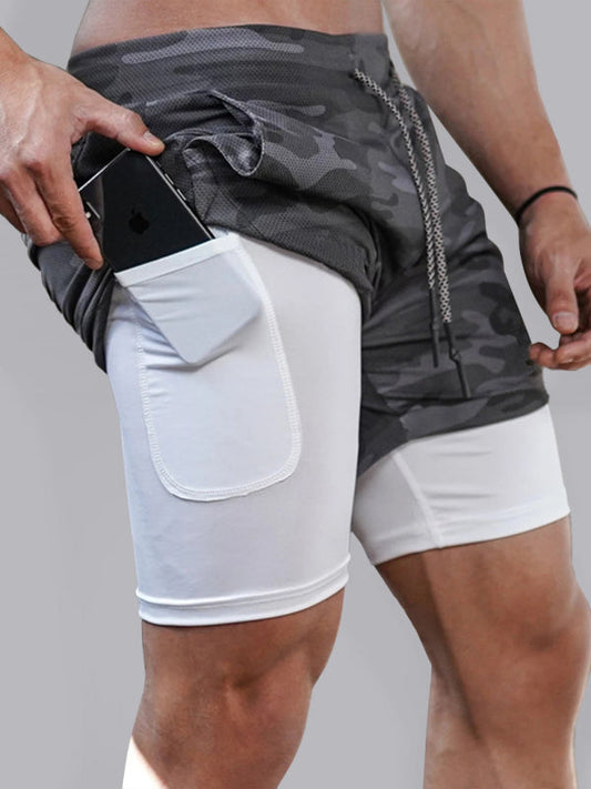 Athletic Fusion Men's Two-in-One Shorts