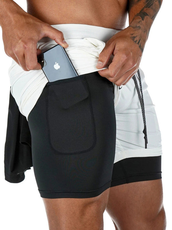 Athletic Fusion Men's Two-in-One Shorts