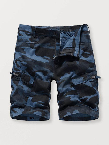 Adventure-Ready Men's Camouflage Cargo Shorts for Comfortable Outdoor Style