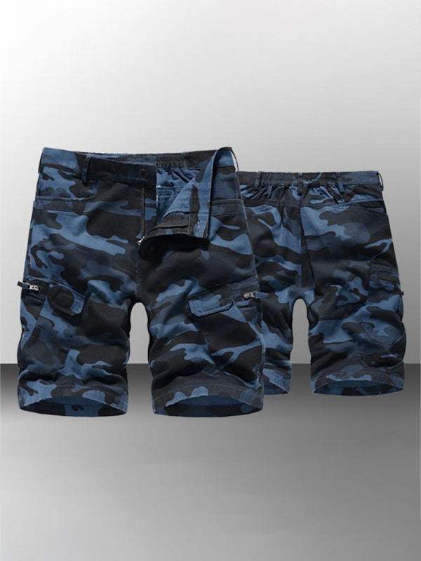 Adventure-Ready Men's Camouflage Cargo Shorts for Comfortable Outdoor Style