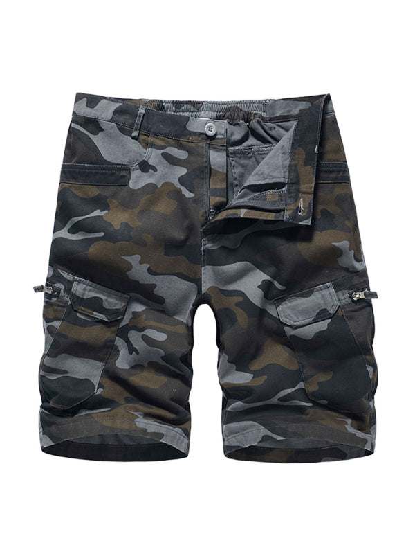 Adventure-Ready Men's Camouflage Cargo Shorts for Comfortable Outdoor Style