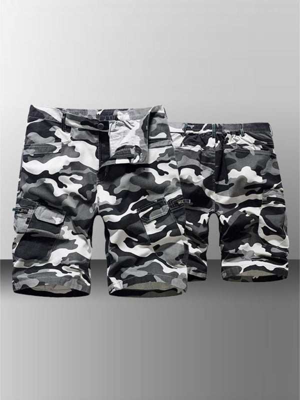 Adventure-Ready Men's Camouflage Cargo Shorts for Comfortable Outdoor Style