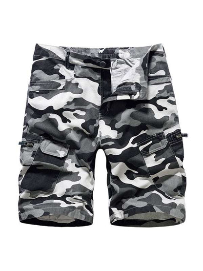 Adventure-Ready Men's Camouflage Cargo Shorts for Comfortable Outdoor Style