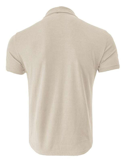 Versatile Men's Short-Sleeve Turtleneck Tee - Perfect for Spring and Summer Styling